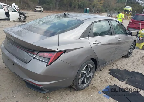 2022 Hyundai Elantra Hybrid Limited из США, поврежденный, VIN KMHLN4AJ5NU025632